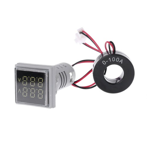 Voltmetro digitale led doppio - voltmetro,