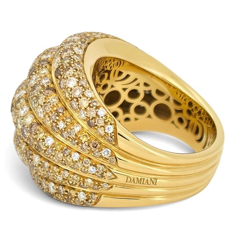 Anello damiani spicchi luna - damiani,