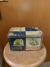 SCATOLA LATTA BERTOLINI MARIA ROSA  Vintage Anni 30 Rarissima 