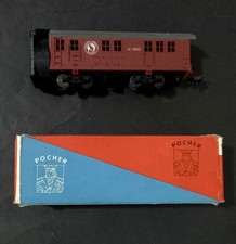 POCHER H0 art 184 - vagone Merci - Carro Spartineve Elica Americano. Leggi Desc