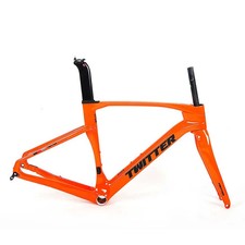 Forcella telaio bici carbonio 700C ghiaia asse passante 12x142mm freno a disco ciclocross 