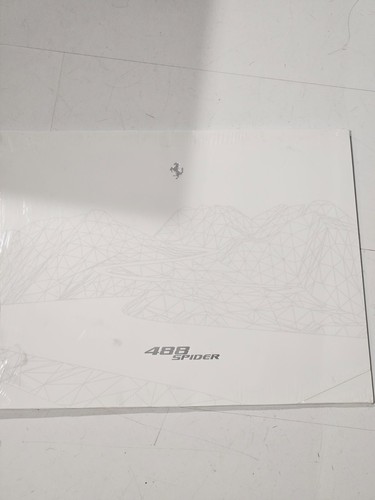 Brochure ferrari 488 - 488, spider