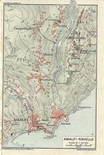 Amalfi ravello mappa - mappa, touring