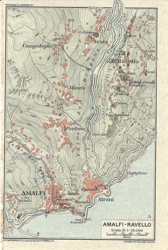 Amalfi ravello mappa - amalfi,