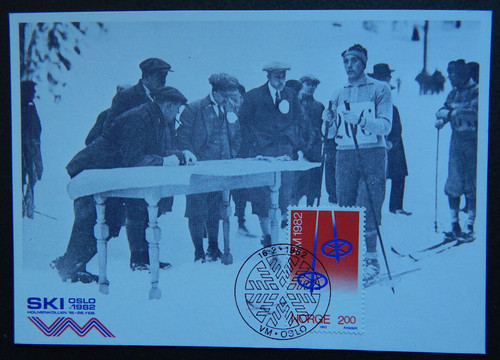 Norvegia 1982 maxi card mc - norvegia, card/mk/mc