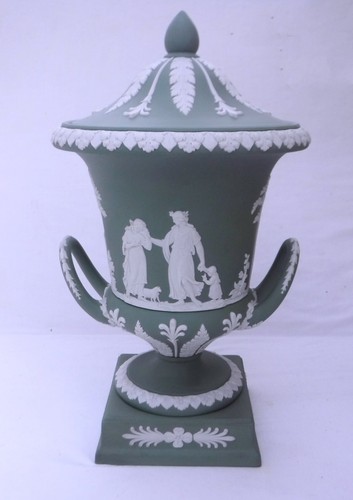 Wedgwood jasper green white - green, &