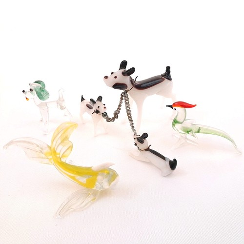 Set statuine animali vetro - statuine,