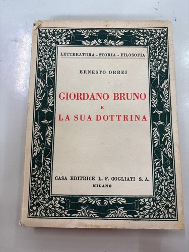 Libro giordano bruno - bruno, e