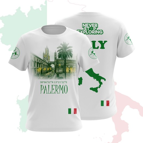 Palermo sicily italy graphic - sicily,