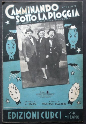 Spartito epoca erminio - spartito, d'epoca