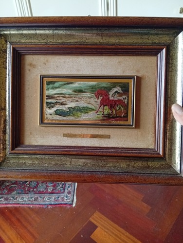 Quadro aligi sassu cavalli - aligi, "