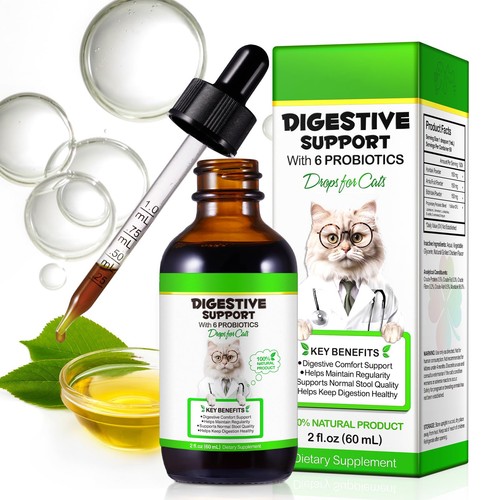 Cat constipation relief drops - relief,