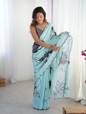 Heavy Chinnon Sky Blue Black