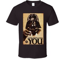 T-shirt Star Wars Il tuo impero ha bisogno di te Darth Vader Zio Sam ispirata fantascienza cool