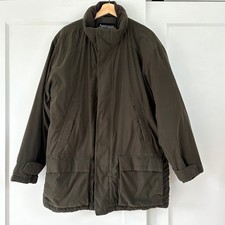 Giacca Parka Vintage Collezione Aberdeen Uomo Verde Oliva Trapuntato Foderato L