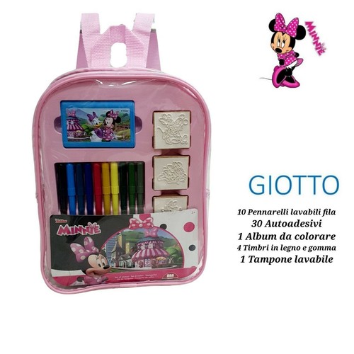 Zaino giotto minnie con colori - minnie,