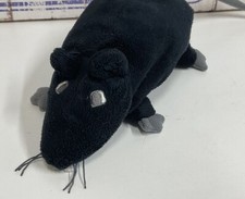 NERO - IKEA Gosig Peluche morbido a forma di topo 22 centimetri RARO Colore nero