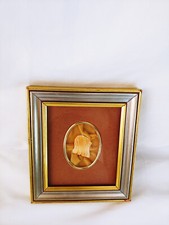 CAMEO ANTICO VOLTO PERFETTO PER COLLANA , SPILLA CON CORNICE E VETRO