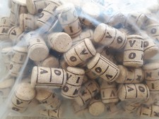 TAPPI DI SUGHERO AGGLOMERATO 100PZ PER BOTTIGLIE VINO SPUMANTE ENOLOGIA LIQUORI