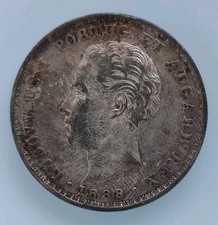 Moneta Argento Portogallo 500