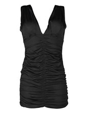 hdl milano Abito donna a tubino arricciato