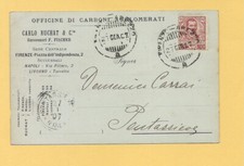 5737) annullo ambulante FIRENZE AREZZO 1907 PUBBLICITARIA FIRENZE RUCHAT