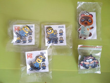 3 Soft pvc figurines - CATTIVISSIMO ME DESPICABLE ME - MINIONS + + regalo