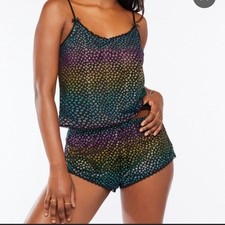 Set pigiama intimo leopardo