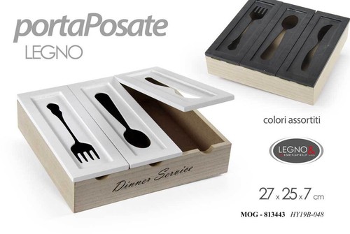 Porta posate cucina - porta, legno