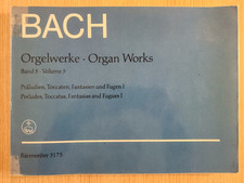 J S BACH ORGAN WORKS - VOL 5 -