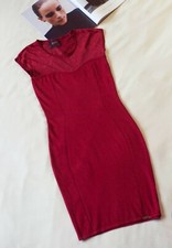 Guess red burgundy bodycon