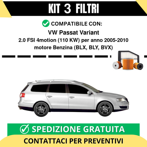 Kit filtri risparmio per vw - filtri,
