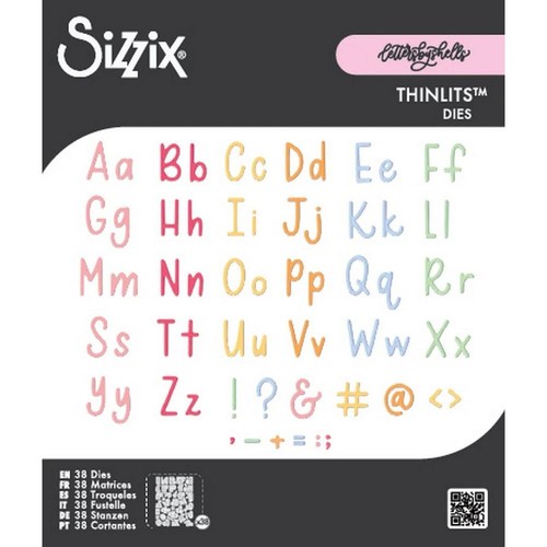 Thinlits lettere semplici - lettere,