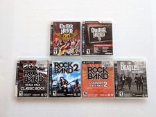 Lotto 6 giochi Rock Band