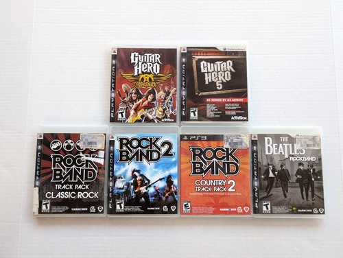 Rock band guitar hero ps3 - rock,