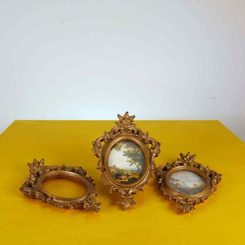 Cornici vintage ovali - 3, pezzi