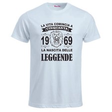 T-shirt bianca uomo donna vita