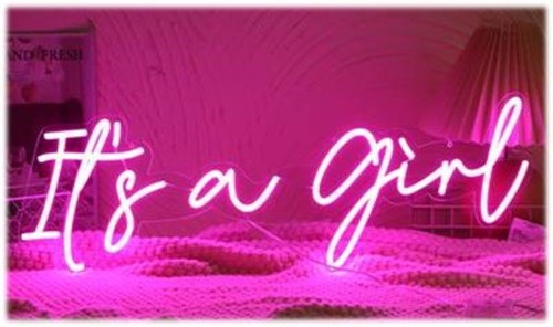 Scritta neon light - , it's
