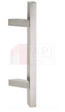 Maniglione mod. inclinato in acciaio inox satinato per serramenti - FIMET TEXAS