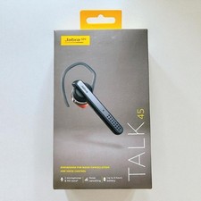 Jabra Talk 45 Auricolare Bluetooth HD Cancellazione Vocale Rumore Vivavoce Argento FS