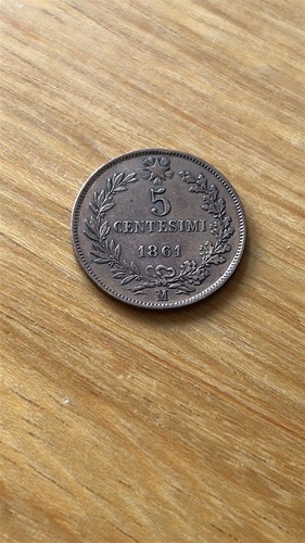 Moneta centesimi 1861 - moneta,