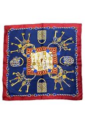 JEAN MORER FOULARD DONNA WOMAN SCARF VINTAGE JHD10384