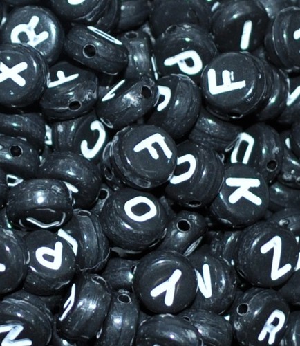 500 pezzi 7mm nero piatto