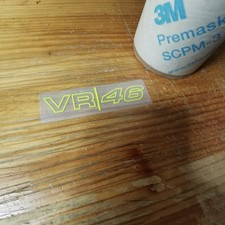 Valentino Rossi VR 46  fluor decal X1 vinyl adesivi autocollants ステッ