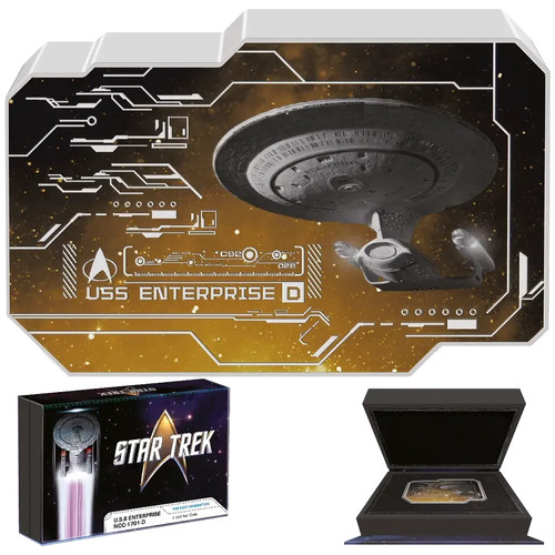 Moneta argento star trek - argento,