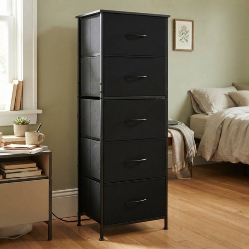 Cassettiera nera cassetti in - nera,