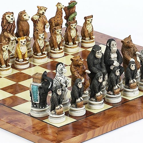 Scacchiera legno con - in,