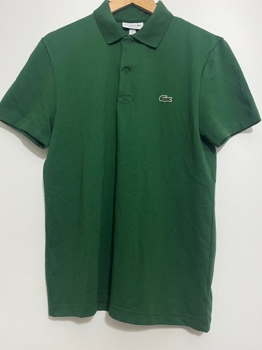 Polo verde lacoste colore - lacoste,