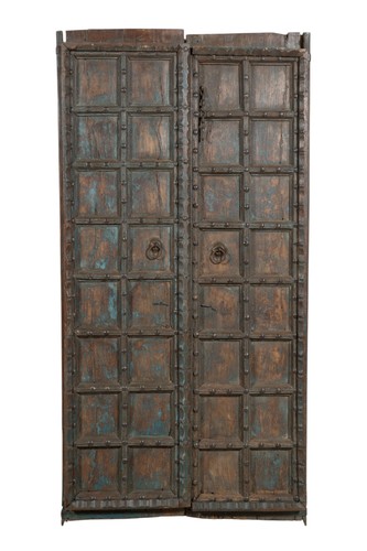 Portone antico legno teak - portone,