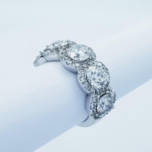 Anello veretta oro 18kt con - in,